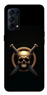 Чохол на Oppo Reno 5 4G Golden Skull фото 1 з 1