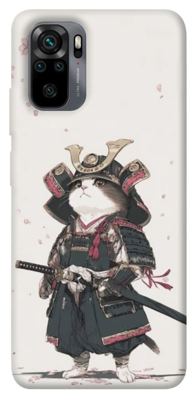 Чохол на Xiaomi Poco M5s Samurai Cat Warrior фото 1 з 1