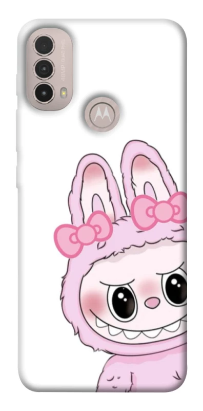 Чохол на Motorola Moto E40 Labubu White фото 1 з 1