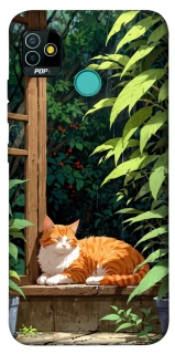 Чохол на TECNO POP 5 red cat фото 1 з 1