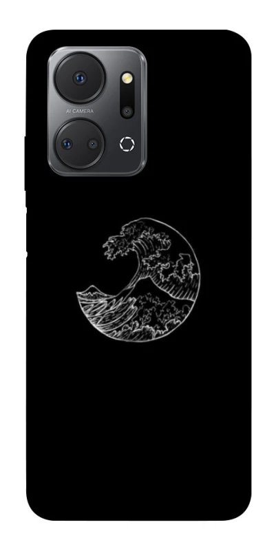 Чохол на Huawei Honor X7a Black tsunami фото 1 з 1