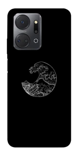 Чохол на Huawei Honor X7a Black tsunami фото 1 з 1