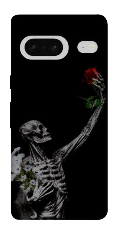 Чехол на Google Pixel 7 Skeleton vs Rose фото 1 из 1