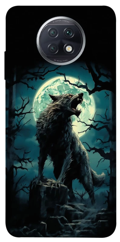 Чохол на Xiaomi Redmi Note 9 5G / Note 9T Вовк під місяцем фото 1 з 1