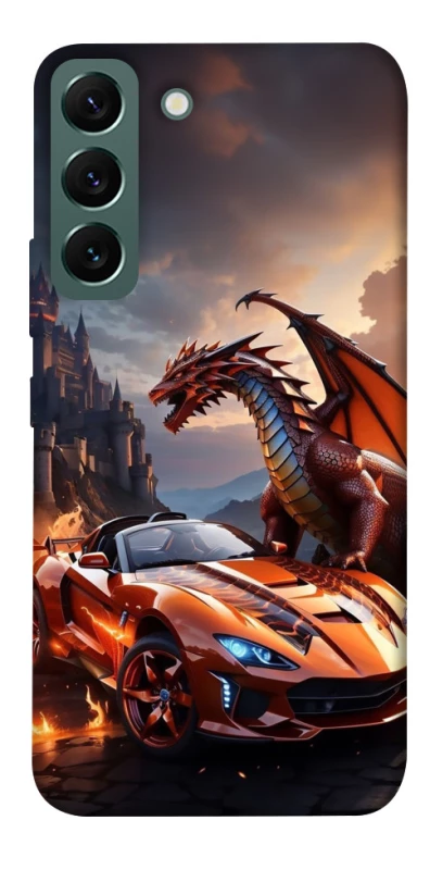 Чохол на Samsung Galaxy S22 Сar and dragon фото 1 з 1