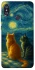 Чохол на Xiaomi Redmi Note 5 Pro / Note 5 (AI Dual Camera) Cats under the stars фото 1 з 1