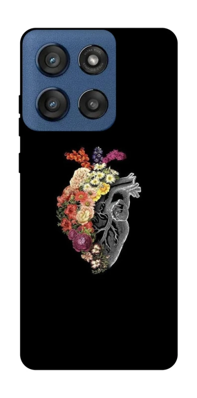 Чохол на Motorola Edge 60 Stylus Heart with flowers фото 1 з 1