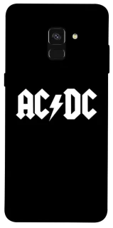 Чохол на Samsung A530 Galaxy A8 (2018) AC/DC logo фото 1 Чохол на Samsung A530 Galaxy A8 (2018) AC/DC logo фото 1 з 1
