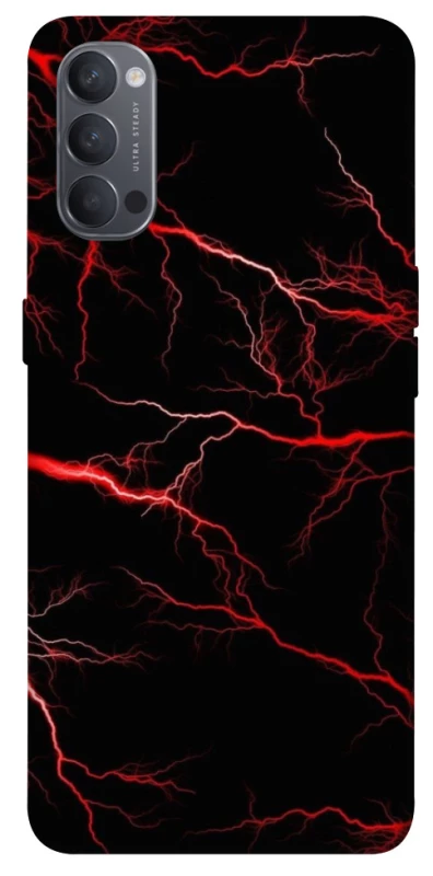 Чохол на Oppo Reno 4 Червона молнія фото 1 з 1