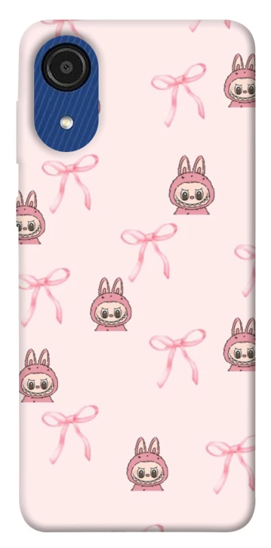 Чохол на Samsung Galaxy A03 Core Pink bows and Labubus фото 1 з 1