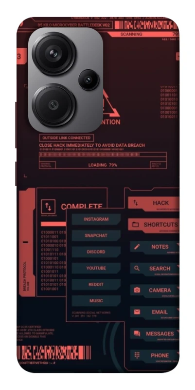 Чохол на Xiaomi Redmi Note 13 Pro+ Attention фото 1 з 1