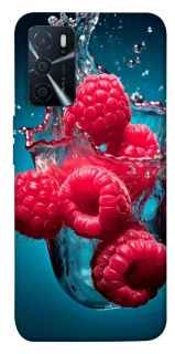 Чехол на Oppo A16s / A16 Малинка в воде фото 1 из 1