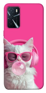 Чехол на Oppo A16s / A16 Pink kitty фото 1 из 1