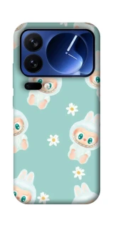 Чохол на Xiaomi Poco F7 Ultra Labubu Green фото 1 з 1