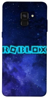 Чохол на Samsung A530 Galaxy A8 (2018) Roblox Space Logo Blue фото 1 з 1