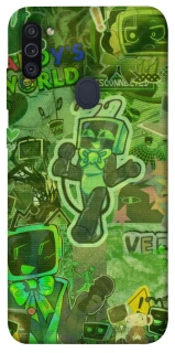 Чохол на Samsung Galaxy M11 Dandysworld tv green theme фото 1 з 1