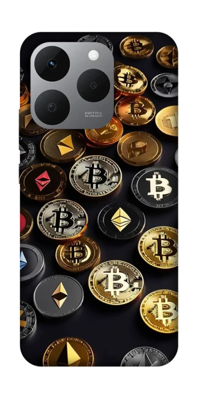 Чохол на Realme 15T Many coins фото 1 з 1