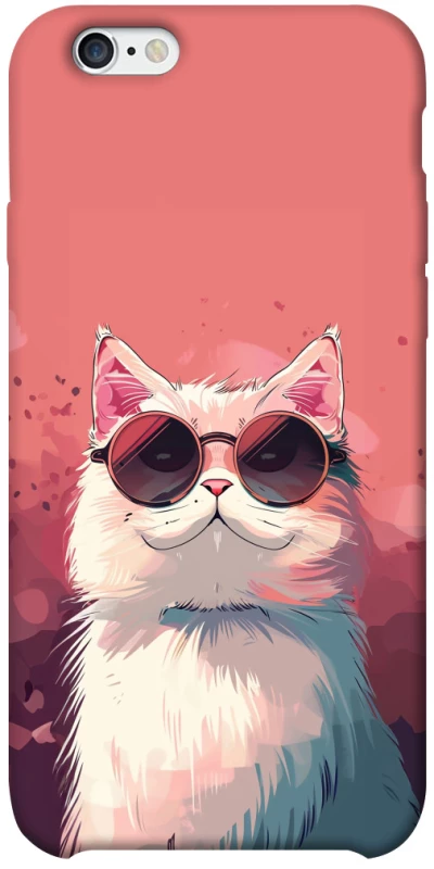 Чохол на Apple iPhone 6/6s plus (5.5") Сat with glasses фото 1 з 1