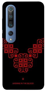 Чохол на Xiaomi Mi 10 / Mi 10 Pro Чорно-червона вишиванка фото 1 з 1