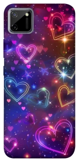 Чохол на Realme C11 Drawn hearts фото 1 з 1