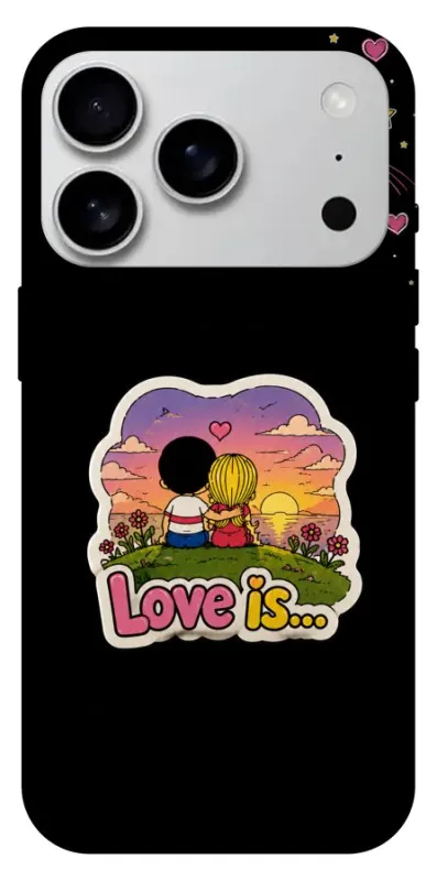 Чехол на Apple iPhone 18 Pro Max Love is ver.5 фото 1 из 2