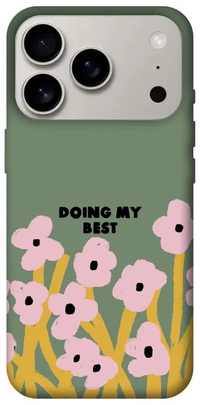 Чехол на Apple iPhone 18 Pro Doing my best фото 1 из 2