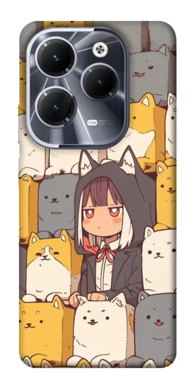Чехол на Infinix Hot 40 Pro Like a cat фото 1 Чехол на Infinix Hot 40 Pro Like a cat фото 1 из 1