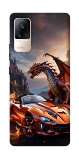 Чохол на Xiaomi Civi 6 Сar and dragon фото 1 з 1