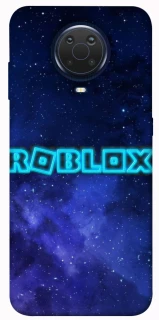 Чехол на Nokia G20 / G10 / 6.3 Roblox Space Logo Blue фото 1 из 1