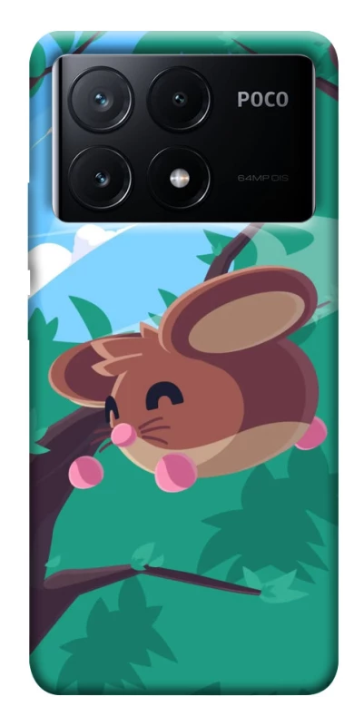 Чехол на Xiaomi Poco X6 Adopt Me Forest Mouse Jump фото 1 из 1