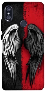 Чехол на Xiaomi Redmi Note 5 Pro / Note 5 (AI Dual Camera) Angel and Devil фото 1 из 1