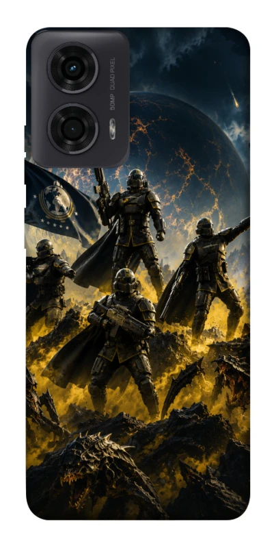Чохол на Motorola Moto G04 HELLDIVERS фото 1 з 1