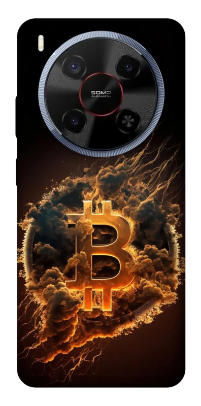Чехол на ZTE Blade V70 Max Smoky Bitcoin фото 1 из 1