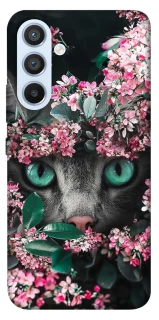 Чохол на Samsung Galaxy A54 5G Кіт в квітах фото 1 з 1