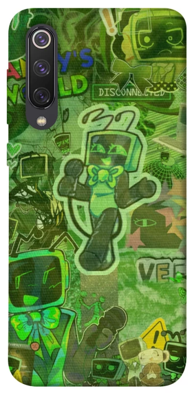 Чохол на Xiaomi Mi 9 SE Dandysworld tv green theme фото 1 з 1