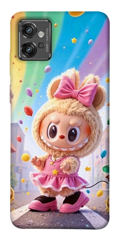 Чохол на Motorola Moto G32 Labubu rainbow фото 1 з 1