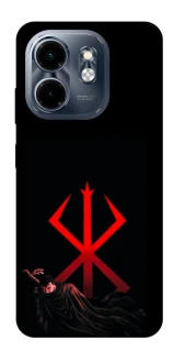 Чехол на Infinix Smart 9 4G / Hot 50i Berserk Red Logo фото 1 из 1
