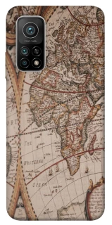 Чехол на Xiaomi Mi 10T Карта путешествий фото 1 из 1