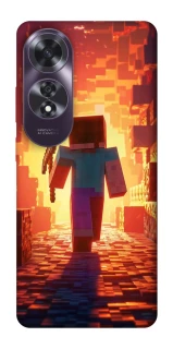 Чехол на Oppo A60 Minecraft adventure фото 1 из 1
