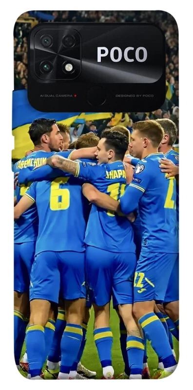 Чехол на Xiaomi Poco C40 Сборная Украины v3 фото 1 из 1