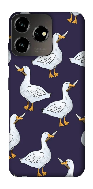 Чохол на ZTE Blade V50 Design 4G Гуси з претензією фото 1 з 1