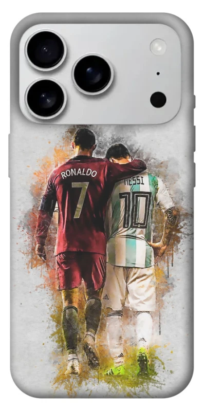 Чохол на Apple iPhone 17 Pro Max (6.9") Ronaldo та Messi фото 1 з 1