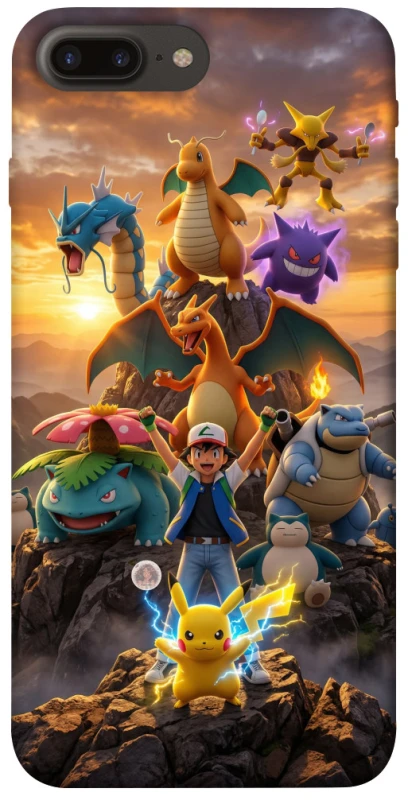 Чехол на Apple iPhone 7 plus / 8 plus Pokemon фото 1 из 1
