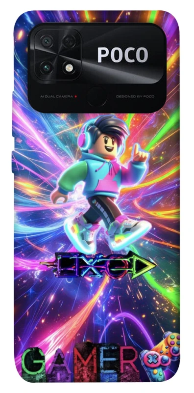 Чехол на Xiaomi Poco C40 Roblox collage ver.2 фото 1 из 1