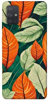 Чохол на Samsung Galaxy A71 Leaves фото 1 з 1