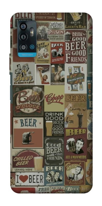 Чехол на ZTE Blade A71 Retro collage ver.1 фото 1 из 1