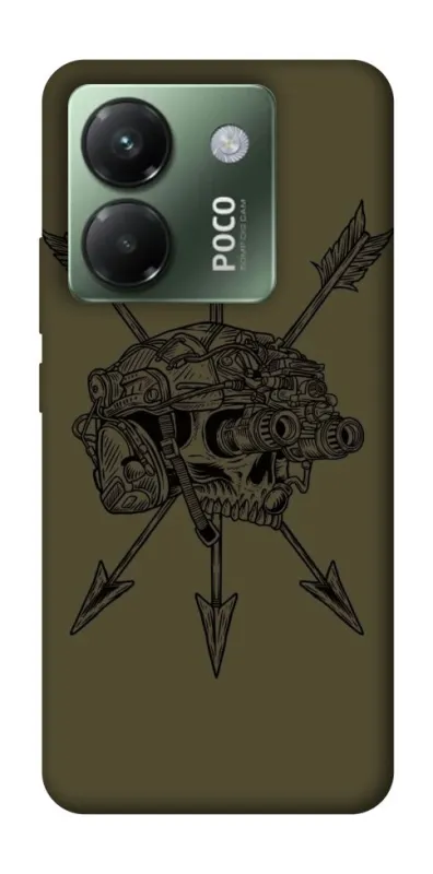 Чохол на Xiaomi Poco M7 pro 5G Mil skull фото 1 з 1