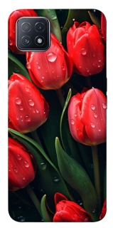 Чохол на Oppo A73 Червоні тюльпани фото 1 з 1