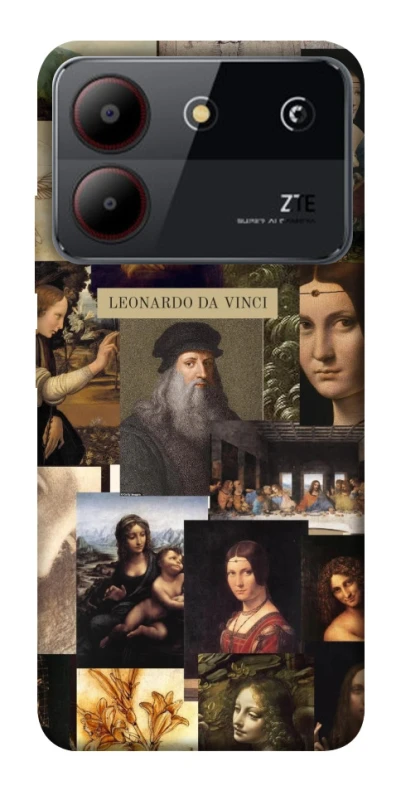 Чохол на ZTE Blade A54 4G Leonardo da Vinci фото 1 з 1