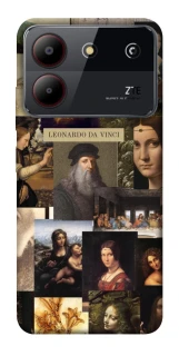 Чехол на ZTE Blade A54 4G Leonardo da Vinci фото 1 из 1
